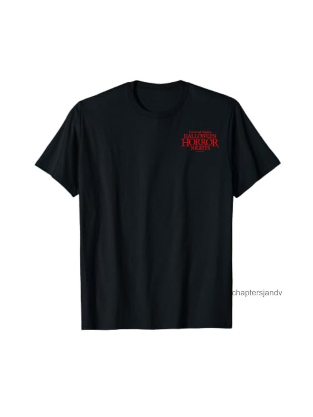 Halloween Horror Nights Marquee Front Back T-Shirt Classic Fit Crew Neck